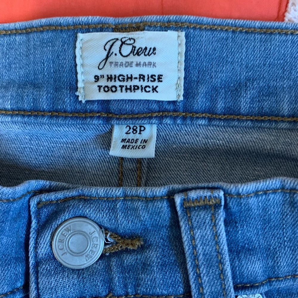 J.Crew 9 inch Rise Skinny Jeans